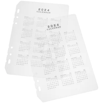 2 Buc Calendar Separator De Inlocuit Notebook Separatoare Calendare De Zi Cu Zi De Uz Casnic Liant Separator Detașabil