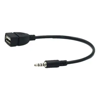 3.5 mm Cablu Adaptor Convertor Cablu 3.5 mm Male La USB AUX Mufă Audio de Înaltă Fidelitate, Cablu Adaptor Pentru Masina Stereo Jack Cabluri de Suv-uri