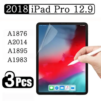 (3 Cutii) Hârtie de Film Pentru Apple iPad Pro 12.9 2018 3-a Generație A1876 A2014 A1895 A1983 Tableta cu Ecran Protector de Film