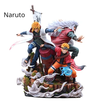 40cm Naruto Uzumaki Naruto GKstatue figurina ornament mare cadou de ziua personaj anime jucărie periferice casa mare mobilier