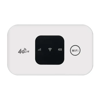 4G Router Wifi Auto Mobile Wifi Hotspot Wireless Suport din material Plastic 10 Utilizatori Cu Slot pentru Card Sim