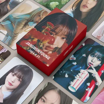 55Pcs/Set Kpop Fierbinte Idol IVE Wonyoung Solo de Înaltă Calitate Lomo Carduri de Decor Colecția de carte Poștală Drăguț JangWonYoung