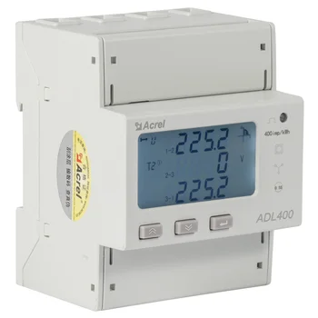 Acrel ADL400 45-65HZ Clasa 0.5 Intrare 80A 3 Faze Electric Watt Metru de șină Din de Instalare Monitorizare a Consumului de Energie Metru