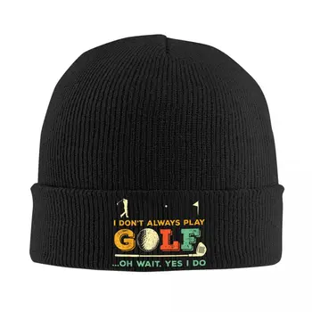 Amuzant Golf Citat Capota Pălărie, Pălării De Tricotat Bărbați Femei Hip Hop Unisex Cald Iarna Căciuli Capac