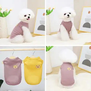 Animale de companie Haine 5 Culori de Companie T-shirt Respirabil-Rid gratuit Chic Urs Drăguț Model Pisică Câine Vestă