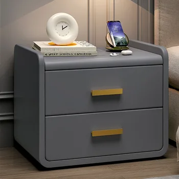 Aoliviya Oficial Noul Smart Noptieră Lumina De Lux De Înaltă Calitate Dormitor Noptieră Dulap Simplu, Modern, Multi-Funcțional