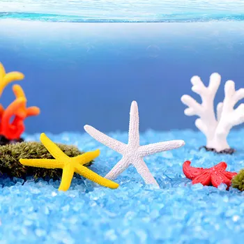 Artificială Coral Mici Ornamente de Decor Acvariu Cadouri Rezervor de Pește Mini BRICOLAJ Rășină Colorate Drăguț Decorațiuni interioare Cameră Decor
