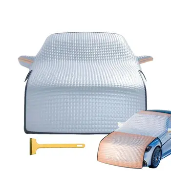 auto frontal Parbriz Acoperi Prelungit Impermeabile protectie Praf rost de Paza cu Benzi Reflectorizante Multifuncțional capacul