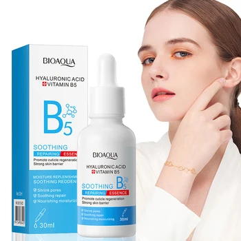 BIOAQUA Vitamina B5, Acid Hialuronic Ser Fata de Esență de Hidratare Liniștitor Reparații Anti-Rid Ser Facial Lichid de Îngrijire a Pielii