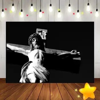 Christian Crucifix Decor Copil De Dus De Fundal Renaiss Personalizate Ziua De Nastere Fondul Petrecere Fotografii Fundaluri Foto Studio