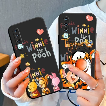 Desene animate Disney Winnie the Pooh Cazul în care Telefonul Pentru Huawei P50 P40 P30 P20 Lite 5G Nova Plus 9 SE Pro 5T Y9S Y9 Prim-Y6 Balck TPU