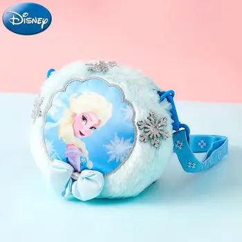 Disney pentru Copii Pungi Mici Fata Geantă de Umăr Elsa Printesa de Pluș Ghiozdan Minnie Pachetul Copii Geanta Crossbody Accesorii Cadouri