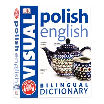 DK poloneză engleză Bilingv Visual Dicționar Bilingv Contrastiv Grafice Dicționar de Carte