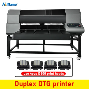 DTG Imprimanta cu 4buc i3200 Printi Capete Direct la Îmbrăcăminte Printer Dual Stația tricou de Imprimare Mașină Industrială Imprimanta DTG