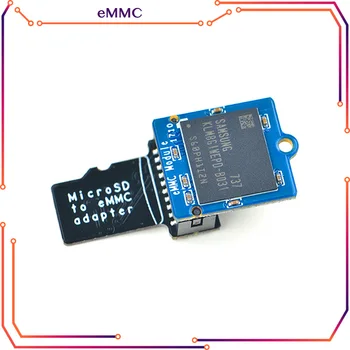 EMMC modul de 8GB 16GB 32GB 64GB cu un card microSD transforma eMMC adaptor T2
