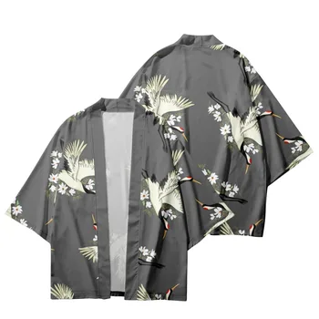 Florale Macara Tipărite De Vară Tradițional Liber Casual Subțire Kimono Din Asia Haine Harajuku Două Femei Bărbați Japonezi Cardigan