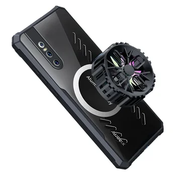Gamer Telefon Caz pentru VIVO V15 Pro 4G Grafen Disipare a Căldurii Acoperă Opt Găuri Respirabil Transparent Slim Carcasa
