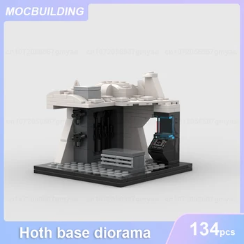 Hoth Bază & Rock View & Trooper Turn & Domeniul de Patrulare Diorama MOC Blocuri DIY Asambla Cărămizi Dispaly Model de Jucarii si Cadouri