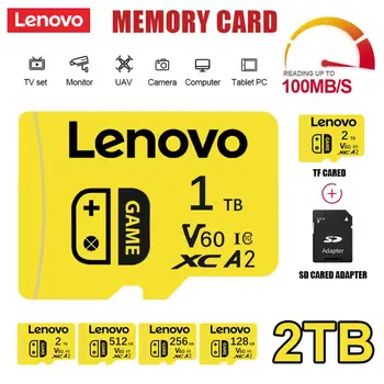 Lenovo A2 Card de Memorie U3 Micro Sd TF Card de Citire de PÂNĂ La 100mb/s V30 Flash Card SD Cu Adaptor Pentru Nintendo Comutator Transport Gratuit
