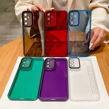 Lentile de Protecție Transparent Caz de Telefon Pentru Samsung Galaxy A34 Moale rezistent la Socuri Bara TPU Moale Capacul din Spate