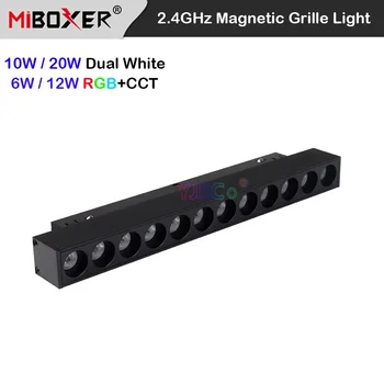 Miboxer 2.4 GHz 6W 12W RGBCCT 10W 20W Dual Alb CCT Magnetic Grila Lumina 48V LED Lampă de Plafon 2.4 G RF de la Distanță/ de Control Vocal