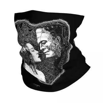 Mireasa Lui Frankenstein Sărut Eșarfă Ține De Cald Iarna Windproof Folie Fata Eșarfă Science Fiction, Film De Groaza Gaiter Bentita