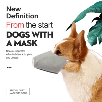Moale Respirabil Bot Mici Pentru Câini De Talie Mare Filtru Aer Poluanți Anti-Ceata/Anti-Praf Anti-Lătrat De Câine Bot De Câine Accesorii