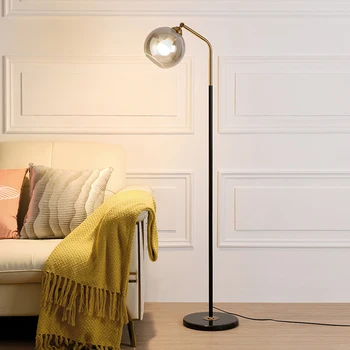 Modernă cu LED-uri Lampa de Podea Minimalist în poziție Verticală la Distanță Lumina de Cafea Living Dormitor Camera de Studiu Dormitor Decor Interior corp de iluminat