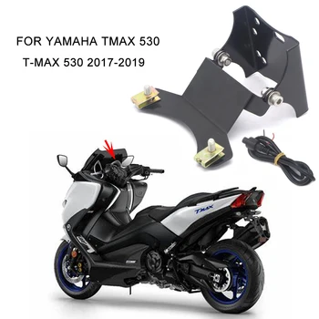 Motocicleta Parbriz Navigare Suport USB încărcător de telefon mobil de montare Suport Pentru YAMAHA TMAX 530 T-MAX 530 2017-2019