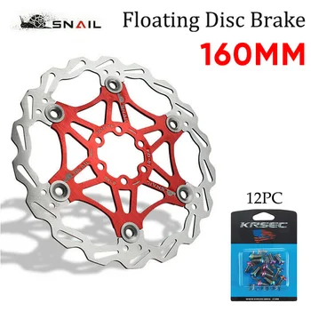 MTB Plutitoare Discului de Frână de Bicicletă Rotor 160mm Mountain Bike Plutitoare cu Rotor Disc de 160 de Mm pentru Biciclete de Frână Rotor cu 6 Șuruburi