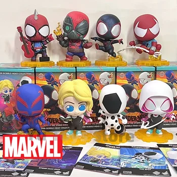 Noi Jucarii Spider-man: Peste Spider-versetul Anime Orb Cutie Spiderman Cosbi Mister Caseta Mini Colectie de Jucarii Decoratiuni Cadouri