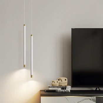 Nordic Lux Pandantiv cu Led-uri Lumina de pe Noptiera Lampă de Agățat Pentru camera de zi Dormitor Candelabre Pandantiv Lampă Culoar Scara Decor Iluminat