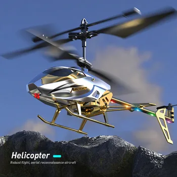 Noul Elicopter Rc 21cm Usb Reîncărcabilă 3 Canal în aer liber, Cadă Rezistente la Coliziune Control de la Distanță Dovada Drone Jucarii pentru Copii