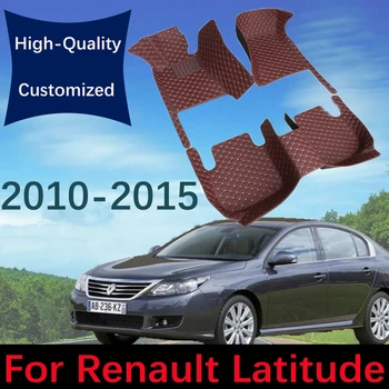 Personalizate din Piele Auto Covorase Pentru Renault Latitude Samsung SM5 2010~2015 Automobile covoare Covoare Pad Accesorii de Interior