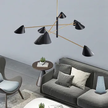 Post Candelabru Modern Nordic creative Con Negru Shadelight living designer minimalist atmosferă de iluminat sala de mese