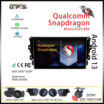 Qualcomm Carplay, Android Auto Pentru Zotye T600 2014 - 2019 Radio Auto Video Player Multimedia HDR BT Navigare 5G WIFI Nu 2Din DVD