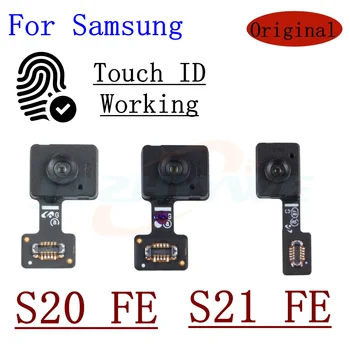 Scanner de amprente Cablu Flex Pentru Samsung Galaxy S20 FE 4G/5G S21 FE 5G Original Sub Ecran Touch ID Senzor de Piese de Telefon