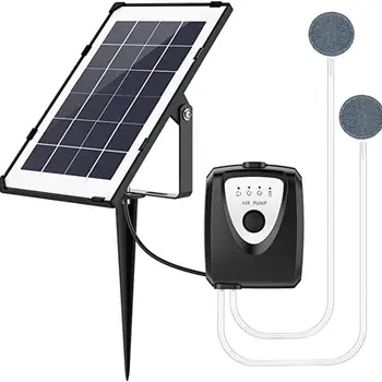 Solar Pompa De Aer, Kit Introducerea Apei Subterane Pompa De Aer Oxigenator Compresor De Aer Iaz Aerator Cu Furtunuri Acvariu Baie Bucatarie