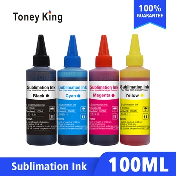 Toney regele 100ML 4Color Refill Kit Sublimare cu Cerneala Universala Pentru Imprimante Epson Transfer de Căldură de Cerneală Pentru Epson Toate Inkjet Printer