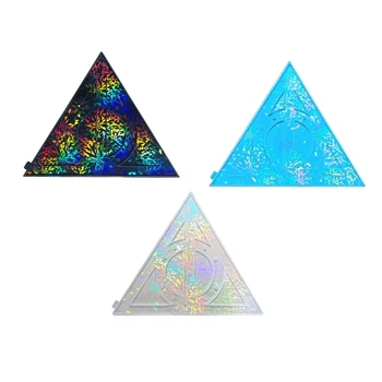 Triunghiular Ceas Mucegai DIY Rășină Epoxidică Holographics Bijuterii Matrite de Silicon Mucegai