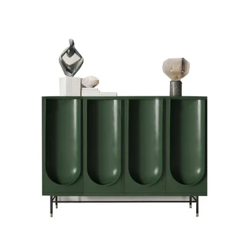 Vopsit panou lateral cabinet, italiană minimalist hol îngust cabinet