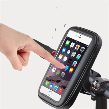 În aer liber HD Touch Ecran Telefon Sac de Depozitare cu Rotație Titularul Ciclism Telefon rezistent la apa Sac Suport Motocicleta Sta