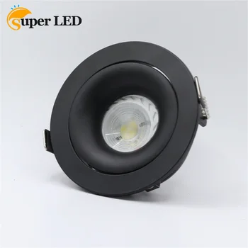 Încastrat Plafon Montat Bec LED Downlight Soclu Lampă Spot Shell Plafon de Lumină Încorporat Titularul Taie 95mm Prindere Cadru