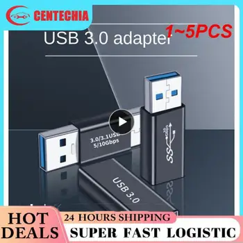 1~5PCS 5Gbps USB 3.0 de Tip Masculin la Feminin Conector Adaptor USB3.0 Un dublu Masculin / Feminin Cuplaj de Adaptor Conector
