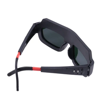 3Pc Solare Auto Întunecare Masca de Sudura Casca Ochelari de Sudor Ochelari Arc Anti-Șoc Lentile Pentru ochelari de Protecție