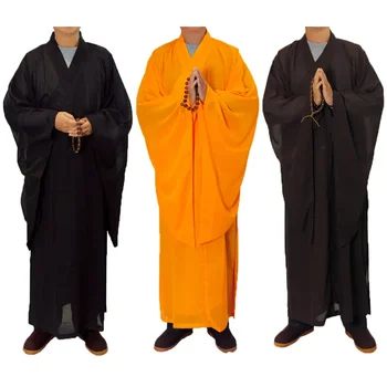 5 Culori Zen Budist Halat Pune Călugăr Meditație Rochie Călugăr De Formare Costum Uniforma Pune Budist Haine Set