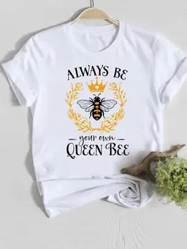 Albine Scrisoare Stil Minunat Drăguț Print T Haine Casual, Haine Femei T-shirt cu Maneci Scurte pentru Femei de Moda Doamnelor Graphic Tee