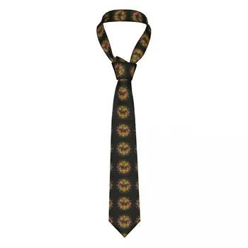 Clasic Cravată de Mătase pentru Bărbați Cravate Barbati pentru o Nunta de Afaceri Adult Gât Cravata Casual Mardi Gras Poster Cravată