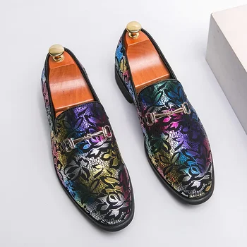 Colorat Trend Mocasini Pantofi pentru Bărbați Tocuri Joase Confortabil Respirabil Clasic de Mari Dimensiuni Casual Pantofi pentru Bărbați de Mari Dimensiuni 38-46