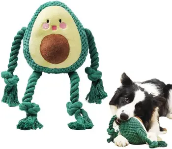 Câine Jucării pentru Plictiseala și Stimularea Avocado Câine Jucării Chițăitoare Câine Jucării de Pluș, Jucării Câine Agresiv pentru Rozatoare Jucarii pentru animale de Companie